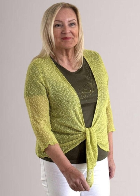 Text Lime Lightweight Shrug